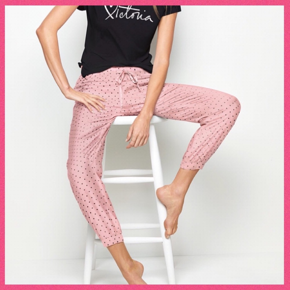 •Victoria’s Secret• Sleep Pink Dot pants